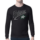 Dallas Stars Starter Modern Tailsweep Long Sleeve T-Shirt - Black T-shirts