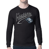 Utah Mammoth Starter Modern Tailsweep Long Sleeve T-Shirt - Black T-shirts