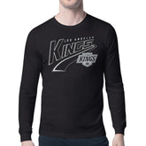 Los Angeles Kings Starter Modern Tailsweep Long Sleeve T-Shirt - Black T-shirts