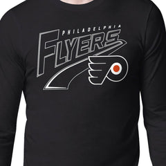 Philadelphia Flyers Starter Modern Tailsweep Long Sleeve T-Shirt - Black T-shirts