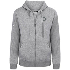 Pittsburgh Pirates Levelwear Podium Banner Arch Full-Zip Hoodie Heather Gray