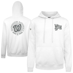 Washington Nationals Levelwear Podium Grain Hoodie White
