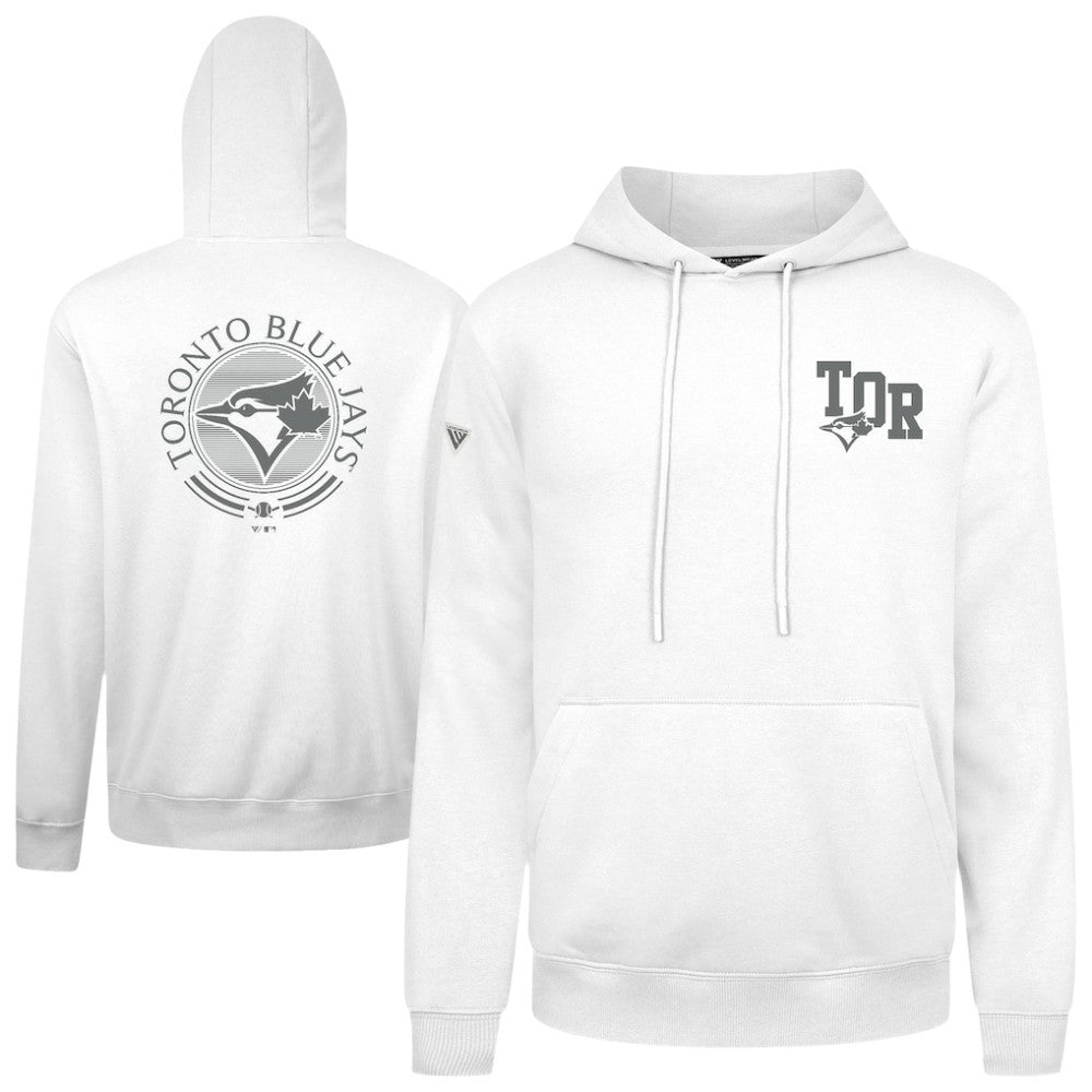 Toronto Blue Jays Levelwear Podium Grain Hoodie White