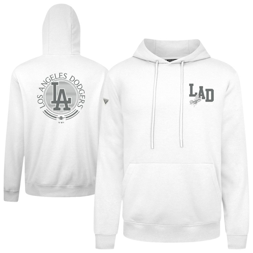 Los Angeles Dodgers Levelwear Podium Grain Hoodie White
