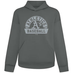 Athletics Levelwear Luxe Signature Banner Arch Tri-Blend Hoodie Gray