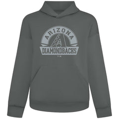 Arizona Diamondbacks Levelwear Luxe Signature Banner Arch Tri-Blend Hoodie Gray