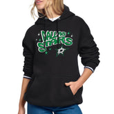 Dallas Stars Starter Women's Fireworks Fleece Hoodie - Black Hoodies