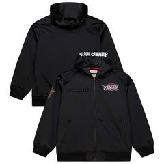 Cleveland Cavaliers Hardwood Classics Nights Walk the Tunnel Satin Bomber Full-Snap Hooded Jacket sale - Black shop