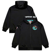 Memphis Grizzlies Hardwood Classics Nights Walk the Tunnel Satin Bomber Full-Snap Hooded Jacket - Black online