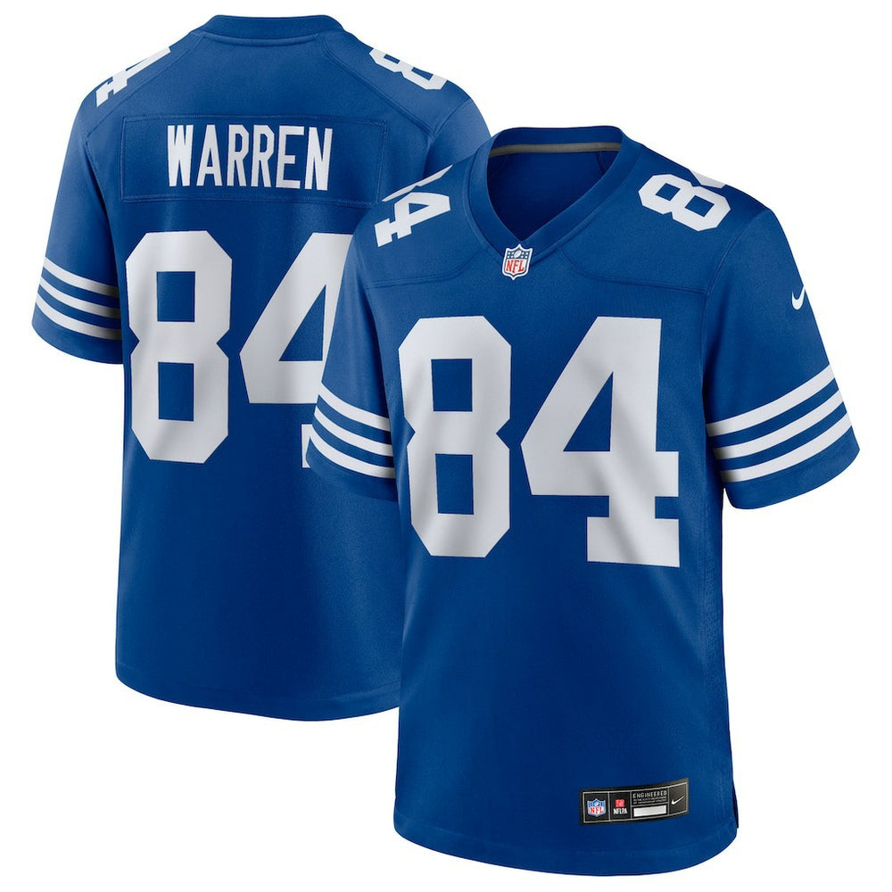 Tyler Warren Indianapolis Colts Alternate Game Jersey - Royal sale