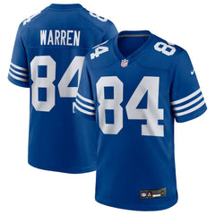 Tyler Warren Indianapolis Colts Alternate Game Jersey - Royal sale