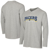 Indiana Pacers Concepts Sport Hawthorn Thermal Knit Long Sleeve Henley T-Shirt - Gray sale