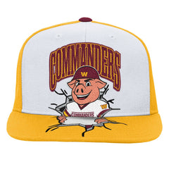 Washington Commanders Youth Team Mascot Snapback Hat - White outlet