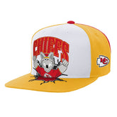 Kansas City Chiefs Youth Team Mascot Snapback Hat - White cheap