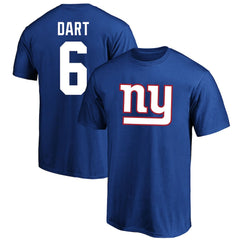 Jaxson Dart New York Giants Big & Tall Player Name & Number T-Shirt - Royal outlet
