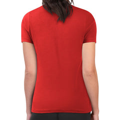Montreal Canadiens G-III 4Her by Carl Banks Women's Super-Slim Lightweight Pinstripe Circle Graphic T-Shirt - Red T-shirts