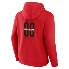 Chicago Bulls Center Court Name & Number Custom Hoodie - Red for sale