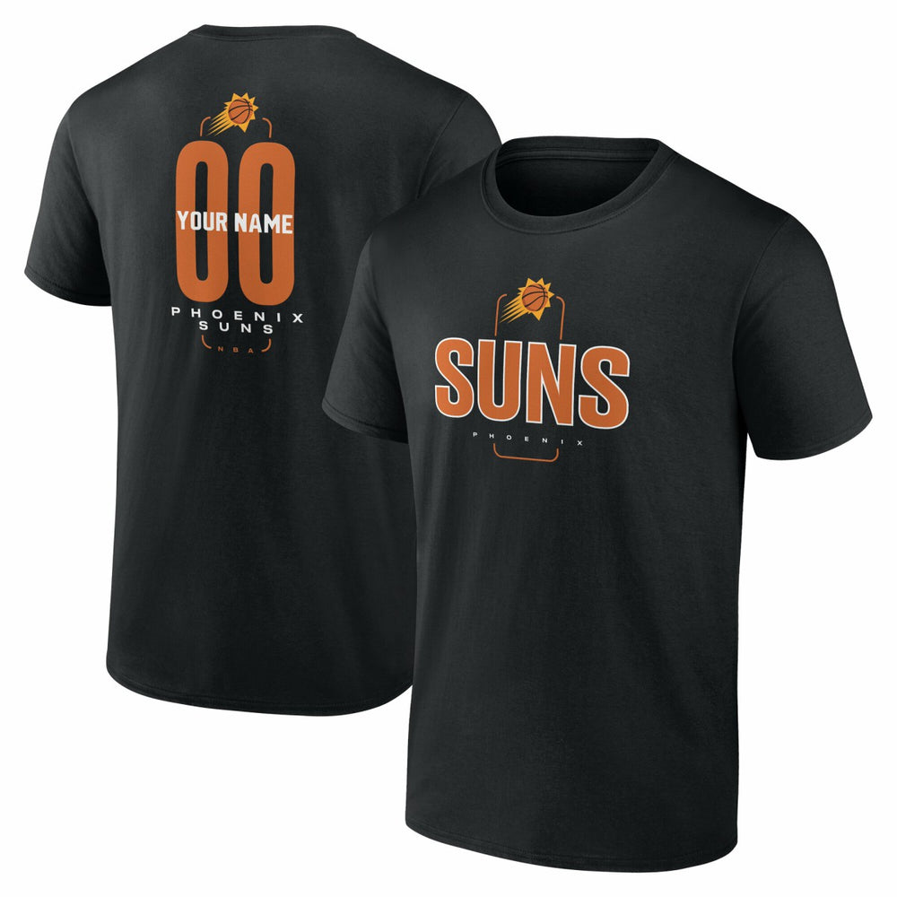 Phoenix Suns Center Court Name & Number Custom T-Shirt - Black for sale