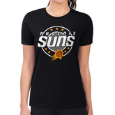 Phoenix Suns G-III 4Her by Carl Banks Women's Super-Slim Lightweight Pinstripe Circle Graphic T-Shirt - Black outlet