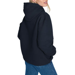 Indiana Pacers Starter Women's Arch Stripe Fleece Hoodie - Navy discount