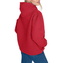 LA Clippers Starter Women's Arch Stripe Fleece Hoodie - Red cheap