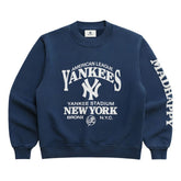 New York Yankees Madhappy Unisex High Rib Sweatshirt Blue