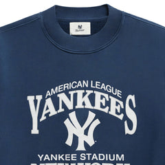New York Yankees Madhappy Unisex High Rib Sweatshirt Blue