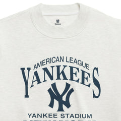 New York Yankees Madhappy Unisex High Rib Sweatshirt Heather Gray
