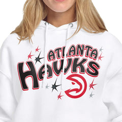 Atlanta Hawks Starter Women's Fireworks Fleece Hoodie - White online