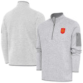 Spain National Team Antigua Elevate Quarter-Zip Pullover for sale - Heather Gray