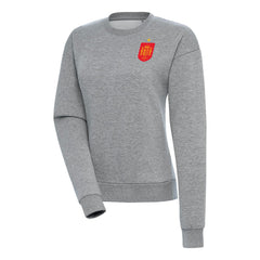 Spain National Team Antigua Women's Takeover Fleece Sweatshirt - Heather Gray on sale