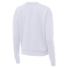Spain National Team Antigua Women's Takeover Fleece Sweatshirt for sale - White