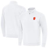 Spain National Team Antigua Landslide Quarter-Zip Pullover - White discount
