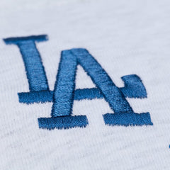 Los Angeles Dodgers Women's Script Cropped Boxy T-Shirt Heather Gray