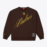 San Diego Padres Women's Script Sweatshirt Brown