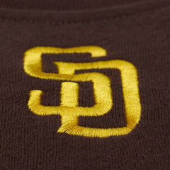 San Diego Padres Women's Script Sweatshirt Brown