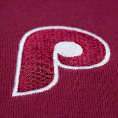 Philadelphia Phillies Women's Script Sweatshirt Burgundy