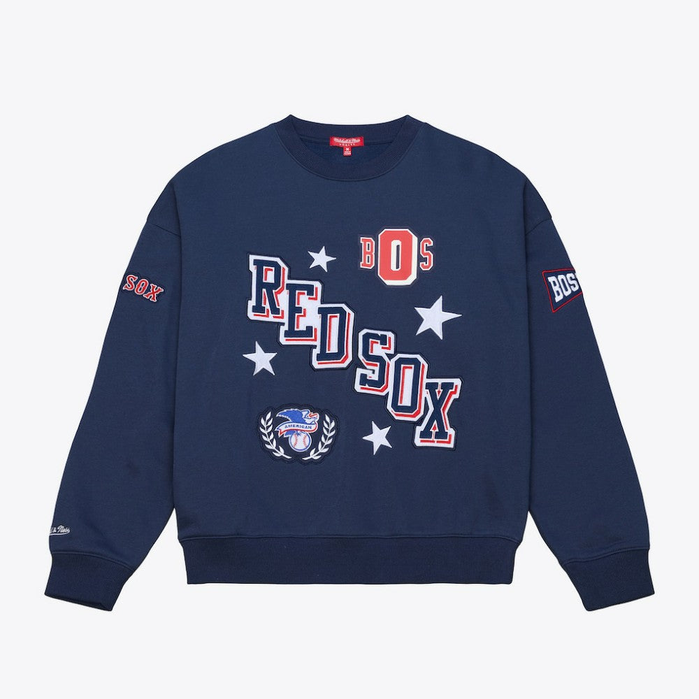 Boston Red Sox Women's Pep Rally Sweatshirt Navy