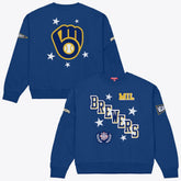 Milwaukee Brewers Women's Pep Rally Sweatshirt Royal
