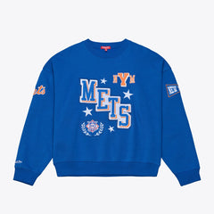 New York Mets Women's Pep Rally Sweatshirt Royal