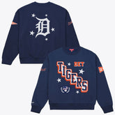 Detroit Tigers Women's Pep Rally Sweatshirt Navy
