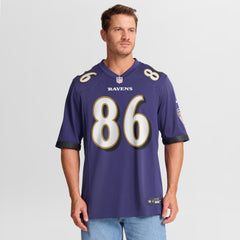 Cornelius Johnson Baltimore Ravens Team Game Jersey - Purple on sale