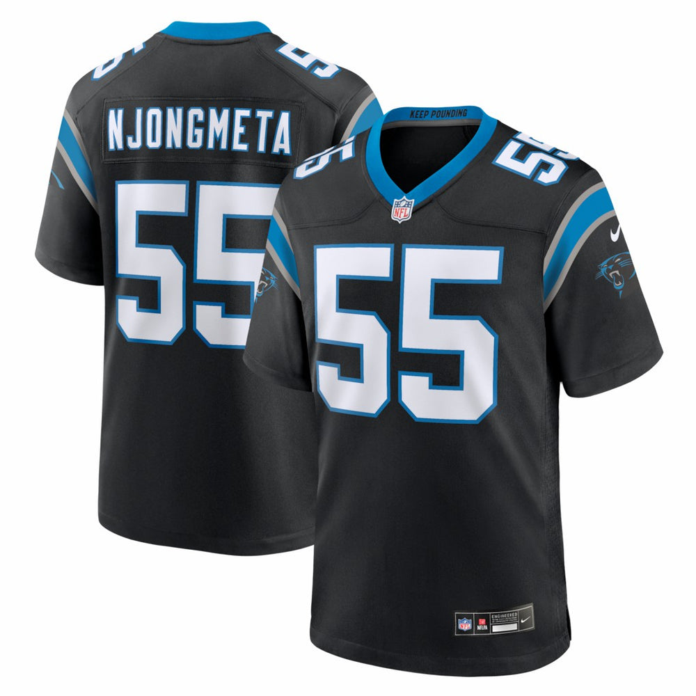 Maema Njongmeta Carolina Panthers Team Game Jersey - Black sale