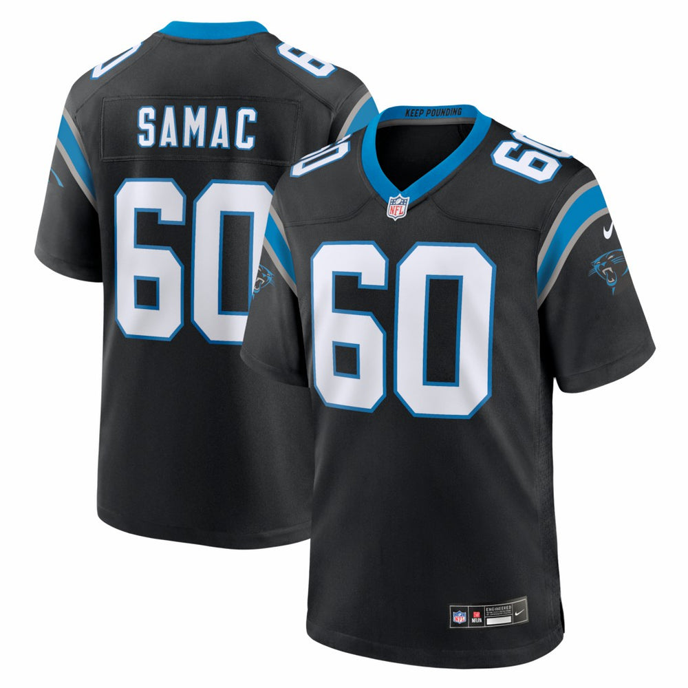 Nick Samac Carolina Panthers Team Game Jersey - Black cheap