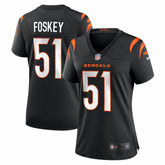 Isaiah Foskey Cincinnati Bengals Women's Team Game Jersey - Black discount