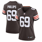 Tyre Phillips Cleveland Browns Women's Team Game Jersey - Brown outlet