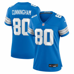 Malik Cunningham Detroit Lions Women's Team Game Jersey - Blue outlet