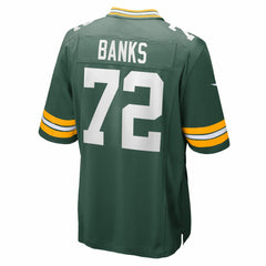 Brant Banks Green Bay Packers Team Game Jersey - Green for sale