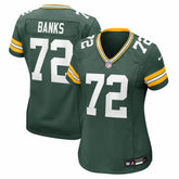 Brant Banks Green Bay Packers Women's Team Game Jersey - Green cheap