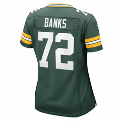 Brant Banks Green Bay Packers Women's Team Game Jersey - Green cheap